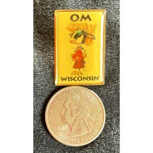 Vintage Wisconsin Odyssey of the Mind OM Cow Cheesehead Udders